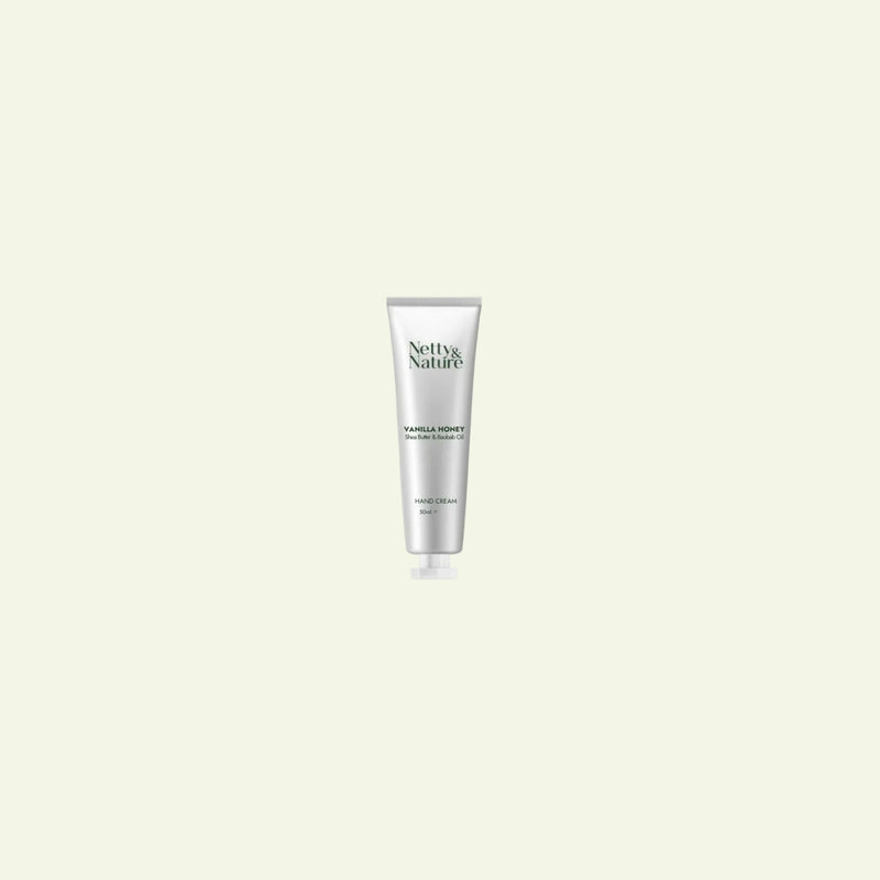 Netty & Nature Deep Moisture Hand Cream 50 ml in a slim silver tube